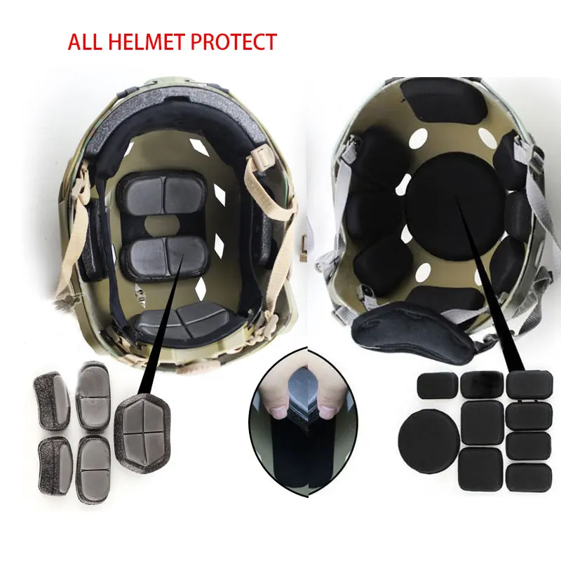 2PAD Tactical Helmet EVA EPP Pad Sponge Cushion Replacement Suspension Pad set Soft Cushion Pad Helmet Accessories
2PAD Tactical Helmet EVA EPP Pad Sponge Cushion Replacement Suspension Pad set Soft Cushion Pad Helmet Accessories