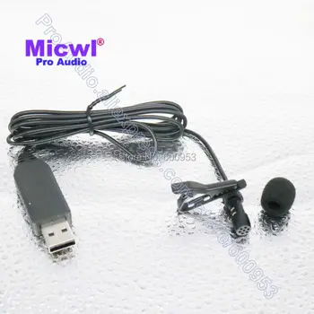 USB 2.0 Lavalier Lapel Clip On Omni-Directional Microphone for PC Computer Laptop
USB 2.0 Lavalier Lapel Clip On Omni-Directional Microphone for PC Computer Laptop