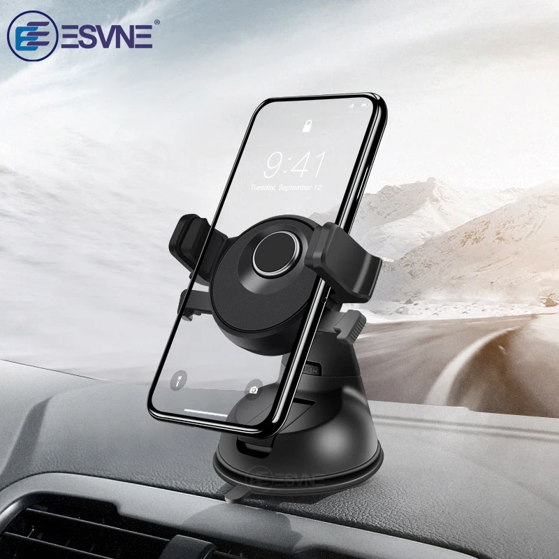 ESVNE Universal Car Phone Holder for iPhone X 8 7 6 Dashboard Windshield Mount Mobile Phone in Car Holder Stand Support cellular
ESVNE Universal Car Phone Holder for iPhone X 8 7 6 Dashboard Windshield Mount Mobile Phone in Car Holder Stand Support cellular