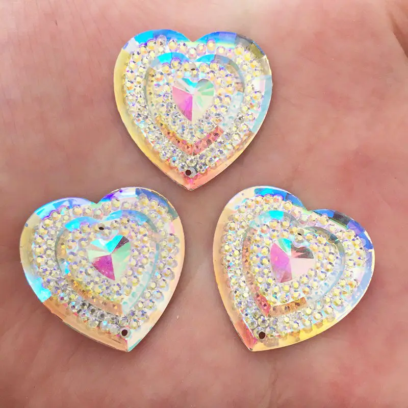DIY 12PCS 25mm AB Resin Heart Flatback Rhinestone Craft Wedding 2 Hole Buttons K412*2
DIY 12PCS 25mm AB Resin Heart Flatback Rhinestone Craft Wedding 2 Hole Buttons K412*2