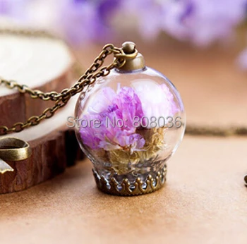 Freeshipping perfect 30*20mm Glass bubble globe & bronze crown setting &6mm cap&70cm necklace Set glass bottle vials pendant DIY
Freeshipping perfect 30*20mm Glass bubble globe & bronze crown setting &6mm cap&70cm necklace Set glass bottle vials pendant DIY