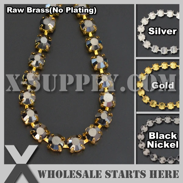 SS38 8mm Handmade Round Rhinestone Cup Chain for Jewelry,Jet Hematite Rhinestones
SS38 8mm Handmade Round Rhinestone Cup Chain for Jewelry,Jet Hematite Rhinestones