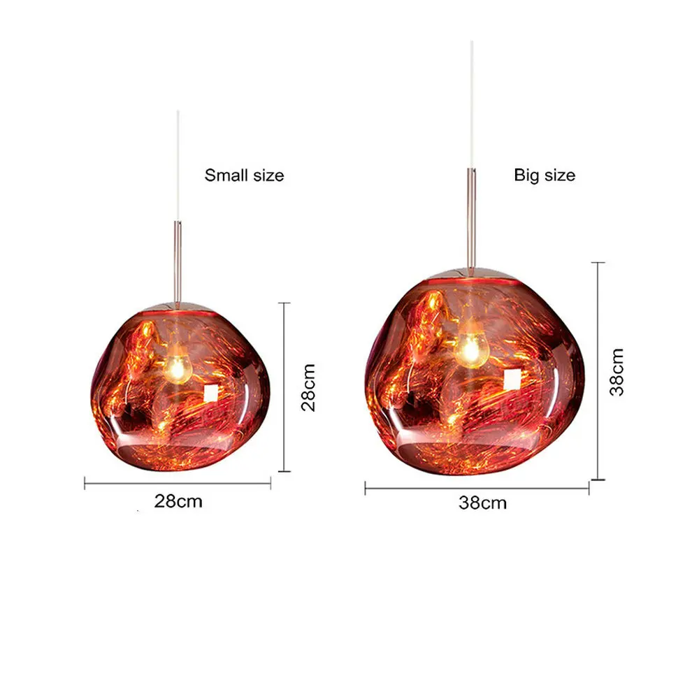 Vintage Modern LED Loft Nordic Decor Gold Glass Pendant Lights Fixtures Hanglamp Industrial Design Lamp for Kitchen Island Bedroom Dining Room Bar2