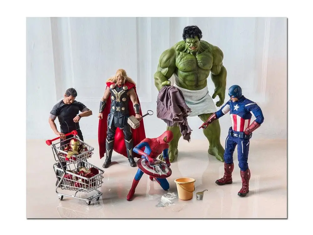 print Hulk Iron Man Captain America Thor Spider Man Super Heroes Funny Art Print Movie Film Poster Picture for Children Kids
print Hulk Iron Man Captain America Thor Spider Man Super Heroes Funny Art Print Movie Film Poster Picture for Children Kids
