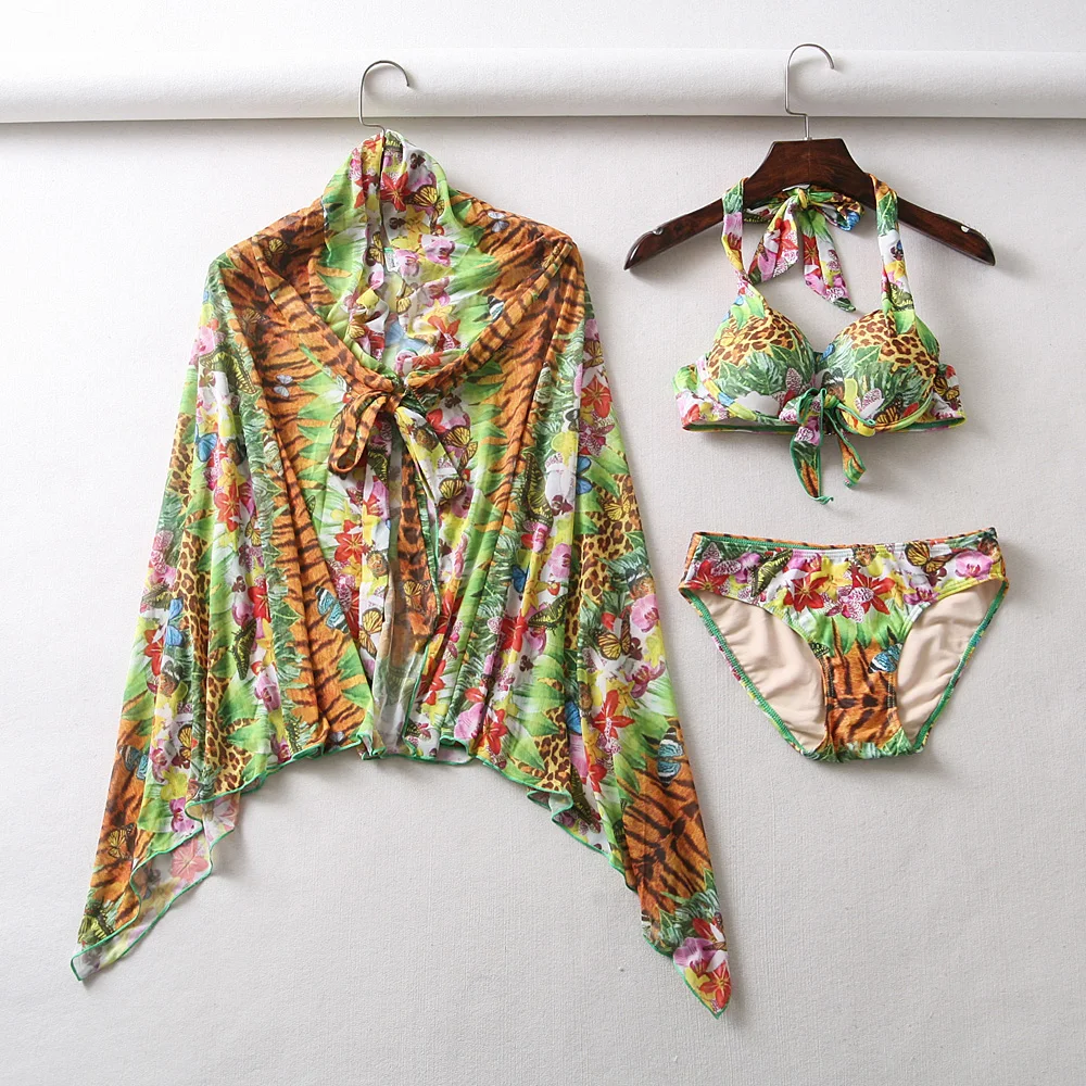 Women colorful 3-piece sets swimwear sexy beach swimsuit flora 3 pieces bikini set
Women colorful 3-piece sets swimwear sexy beach swimsuit flora 3 pieces bikini set