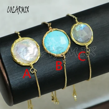 5 pieces Natural stone bracelets crystal stone bracelets wire wrap fashion jewelry bracelets for women wholesale jewelry 9133
5 pieces Natural stone bracelets crystal stone bracelets wire wrap fashion jewelry bracelets for women wholesale jewelry 9133