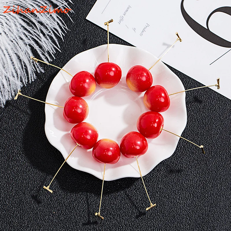 Beautiful super fairy cherry earrings fun fun pendant fruit earrings female sweet full girl heart long earrings ladies jewelry
Beautiful super fairy cherry earrings fun fun pendant fruit earrings female sweet full girl heart long earrings ladies jewelry
