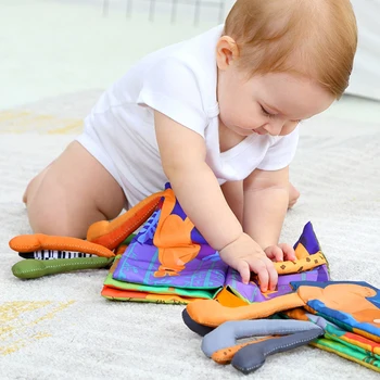 Animal Tails Cloth Book Baby Early Educational Cartoon Print Toys Baby Cloth Book Toy Enlightenment Cognitive Book for kis gift
Animal Tails Cloth Book Baby Early Educational Cartoon Print Toys Baby Cloth Book Toy Enlightenment Cognitive Book for kis gift