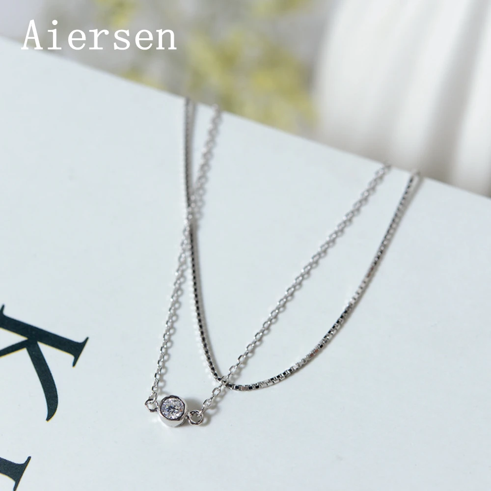 Aiersen Simple Pure Silver 925 Anklet Adjustable Leg Bracelets Exquisite Double-Layer S925 Chain Luxgem Clear Cz Zircon Anklets
Aiersen Simple Pure Silver 925 Anklet Adjustable Leg Bracelets Exquisite Double-Layer S925 Chain Luxgem Clear Cz Zircon Anklets