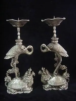 chinese Tibet Silver candlestick carved turtle swa pair Statue wholesale Cheap Decoration 100% real Tibetan Silver Brass
chinese Tibet Silver candlestick carved turtle swa pair Statue wholesale Cheap Decoration 100% real Tibetan Silver Brass