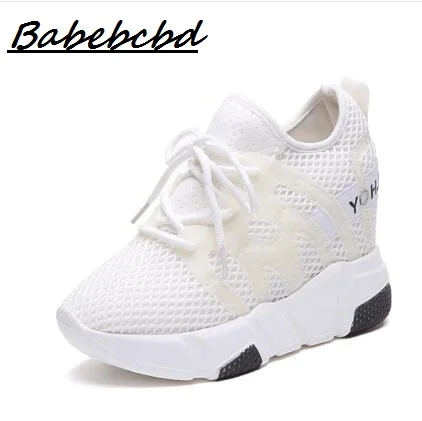 Thick-soled Inside-Heightened Women's Shoes 2019 New 12cm High-heel Air-permeable Mesh Shoes Muffin Casual Student Single
Thick-soled Inside-Heightened Women's Shoes 2019 New 12cm High-heel Air-permeable Mesh Shoes Muffin Casual Student Single