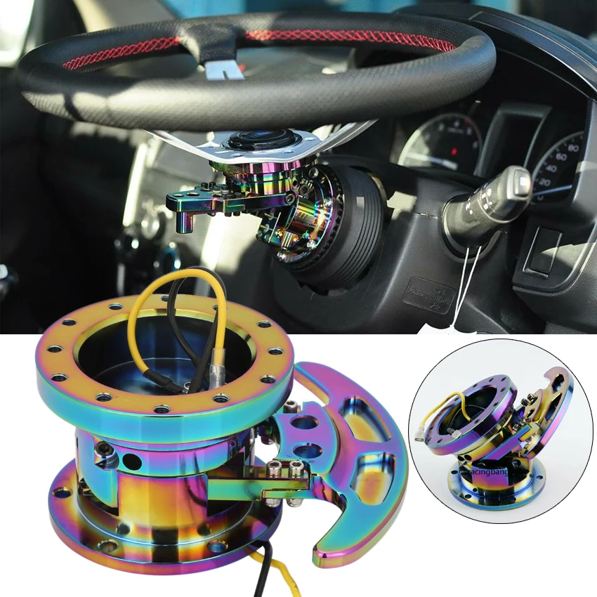 New Sports General Model Quick Release Steering Wheel Hub Kit Adapter Body Removable Snap Off Boss Kit Racing Steering Wheel
New Sports General Model Quick Release Steering Wheel Hub Kit Adapter Body Removable Snap Off Boss Kit Racing Steering Wheel