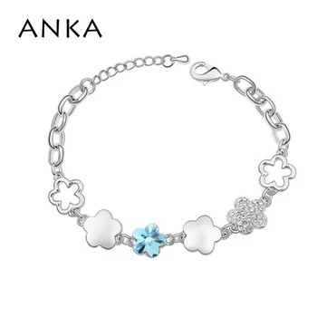 ANKA 2020 fashion crystal plum flower bracelet crystals from Austria high quality rhodium plated fashion jewelry #83049 
ANKA 2020 fashion crystal plum flower bracelet crystals from Austria high quality rhodium plated fashion jewelry #83049