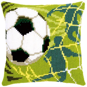 Football DIY Needlework Kit Unfinished Acrylic Yarn Embroidery Pillow Tapestry Canvas Cushion Front Cross Stitch Pillowcase
Football DIY Needlework Kit Unfinished Acrylic Yarn Embroidery Pillow Tapestry Canvas Cushion Front Cross Stitch Pillowcase