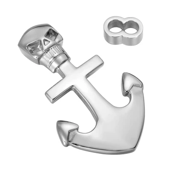 10pcs/lot Stainless Steel Double Hole Skull Anchor Clasps Hook Silver Tone Stainless Steel Findings jewelry DIY
10pcs/lot Stainless Steel Double Hole Skull Anchor Clasps Hook Silver Tone Stainless Steel Findings jewelry DIY