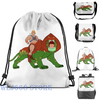 Funny graphic print shoulder Bags women He-man and BattleCat Filmation Style Single shoulder backpack travel for men Gym Bag
Funny graphic print shoulder Bags women He-man and BattleCat Filmation Style Single shoulder backpack travel for men Gym Bag