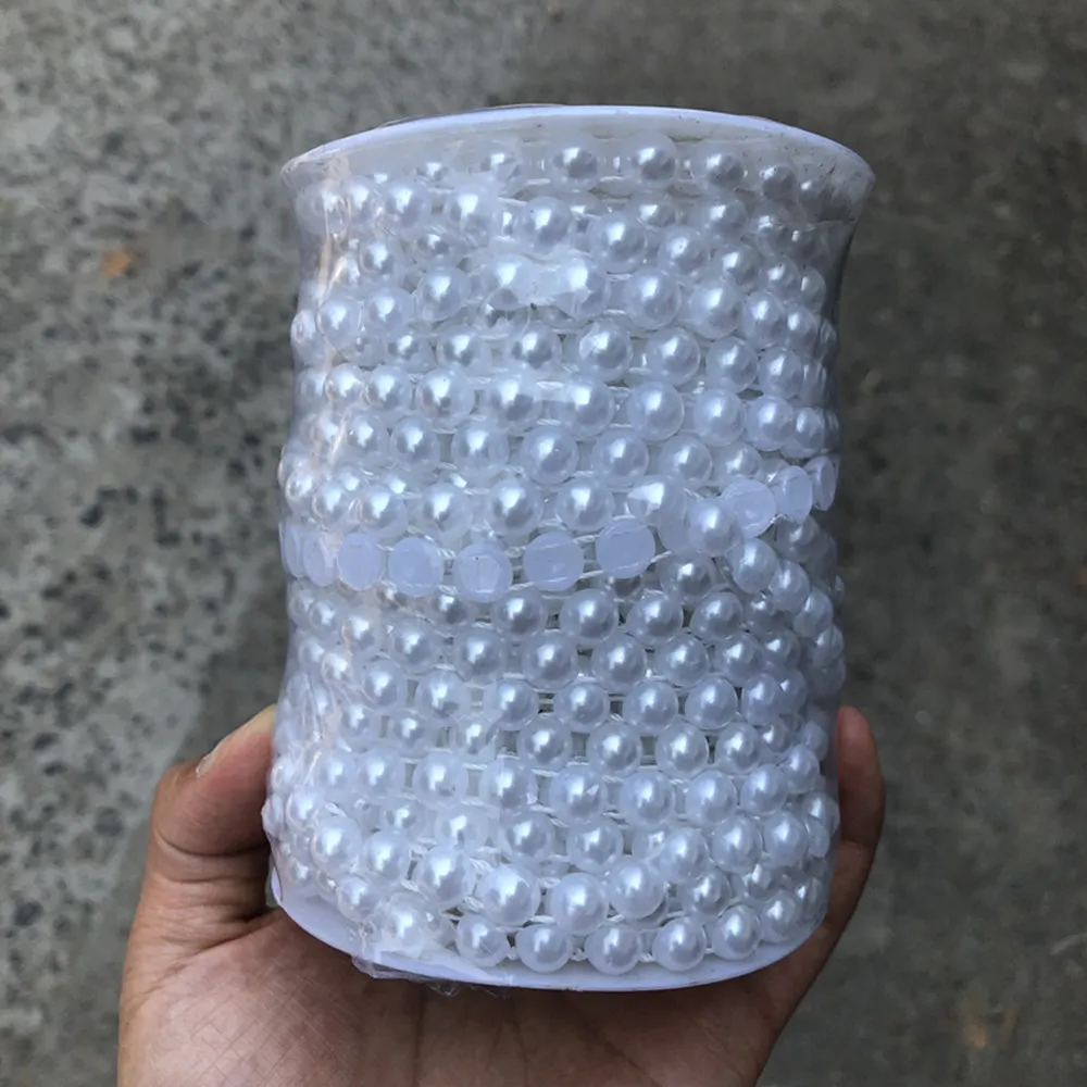 25 Y/Roll Half Round Flat Back Plastic Pearl Trim 8mm Flatback Pearl Bead String Trim Chain Sew VX15
25 Y/Roll Half Round Flat Back Plastic Pearl Trim 8mm Flatback Pearl Bead String Trim Chain Sew VX15