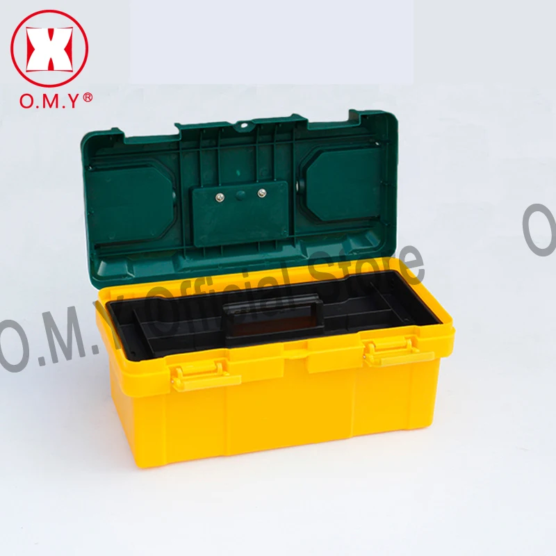 OMY 17 inch plastic tool box with handle, tray,compartment, storage and organizers toolbox 40*18*20CM bicycle household tool box
OMY 17 inch plastic tool box with handle, tray,compartment, storage and organizers toolbox 40*18*20CM bicycle household tool box