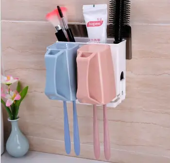 1SET Multi-function Wall Hanging Traceless Sticking Toothbrush Rack Shelf Washing Cover Device Toothbrush Holder with Cup KP 024
1SET Multi-function Wall Hanging Traceless Sticking Toothbrush Rack Shelf Washing Cover Device Toothbrush Holder with Cup KP 024