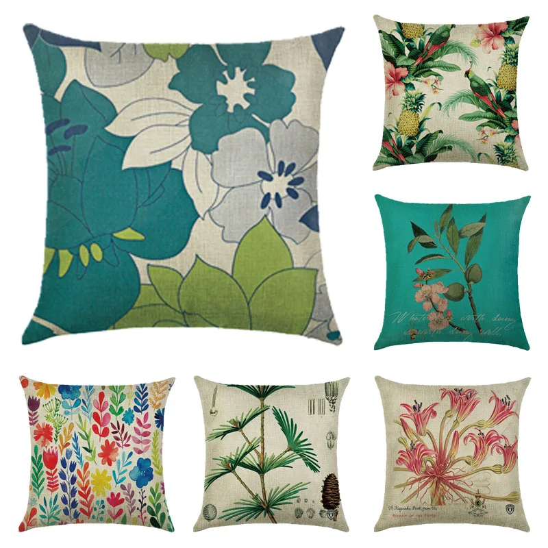 Romantic Flowers Pattern Sofa Decorative Cushion Cover Cotton Linen Chair Pillow Case 45x45cm Home Textile Decor Car Seat Cove
Romantic Flowers Pattern Sofa Decorative Cushion Cover Cotton Linen Chair Pillow Case 45x45cm Home Textile Decor Car Seat Cove