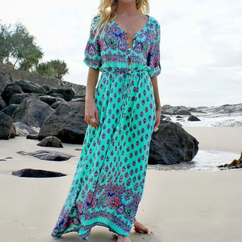 new dress bohemian straight floral three quarter embroidery 2019 fashion natural long woman dress 90s floor-Length female
new dress bohemian straight floral three quarter embroidery 2019 fashion natural long woman dress 90s floor-Length female