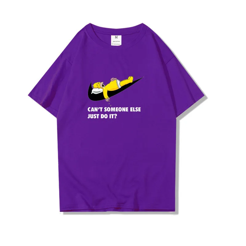 2019Parent-child comfort Simpson cartoon purple street extend men short sleeve T-shirt fashion brand clothing футболка мужская
2019Parent-child comfort Simpson cartoon purple street extend men short sleeve T-shirt fashion brand clothing футболка мужская