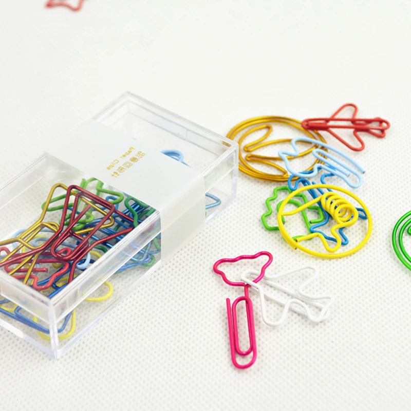 20Pcs/Box Creative Colored Paper Clip Cartoon Animal Shaped Metal Clips Memo Clip Bookmarks Stationary For School Office Supply
20Pcs/Box Creative Colored Paper Clip Cartoon Animal Shaped Metal Clips Memo Clip Bookmarks Stationary For School Office Supply