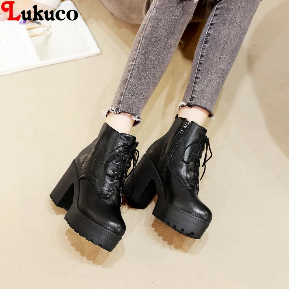 Lukuco Winter Ankle Boots EUR Size 36 37 38 39 40 41 42 43 44 Custom Handmade Shoes High Quality Botas Free Shipping Woman Pumps
Lukuco Winter Ankle Boots EUR Size 36 37 38 39 40 41 42 43 44 Custom Handmade Shoes High Quality Botas Free Shipping Woman Pumps