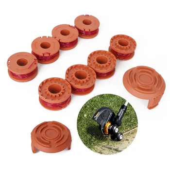 8pc Spools Replacement Trimmer Spool Compatible with Line String Trimmer grass Eater lawn mower accessories
8pc Spools Replacement Trimmer Spool Compatible with Line String Trimmer grass Eater lawn mower accessories