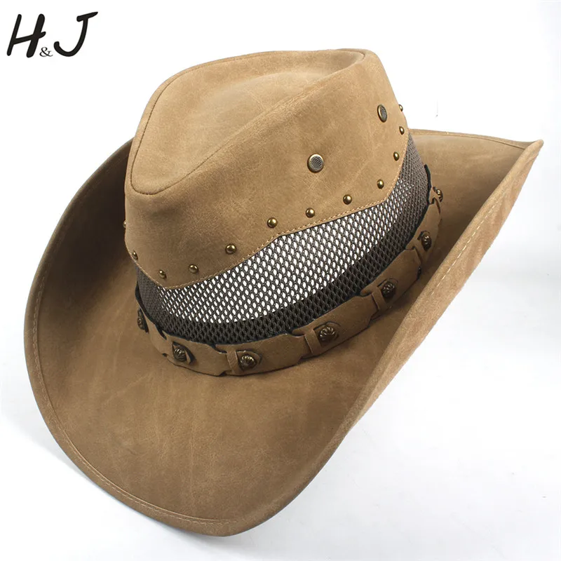 Fashion Men Western Cowboy Hat For Dad Gentleman 100% Leather Sombrero Hombre Jazz Caps Size 58-59CM
Fashion Men Western Cowboy Hat For Dad Gentleman 100% Leather Sombrero Hombre Jazz Caps Size 58-59CM