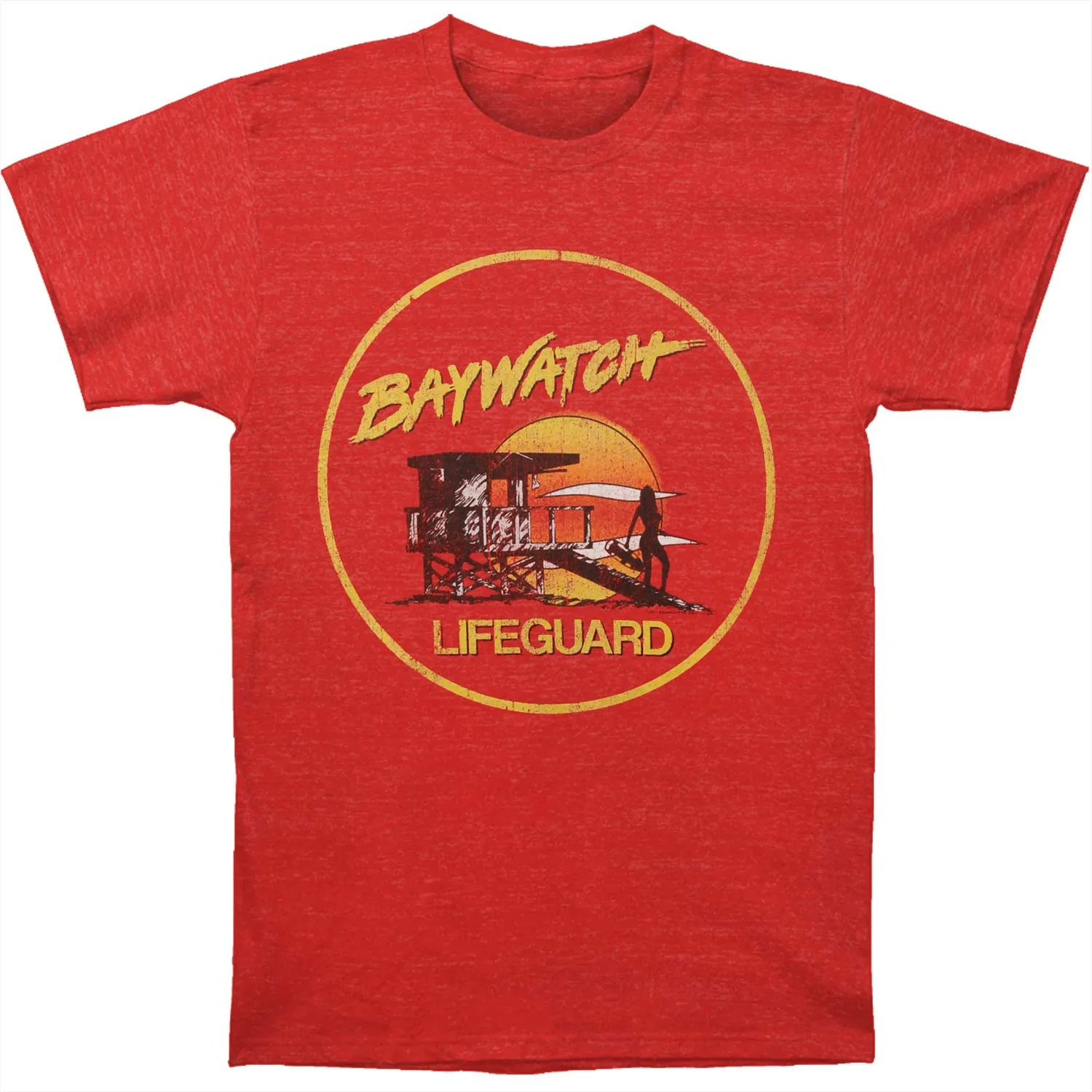 Для мужчин забавная футболка крутая Baywatch майка спасателей | Мужская одежда