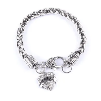 Fashion Magazine Design Letter Bracelets Loving Heart Pendants Family Member Sister Bracelets Wholesale 20pcs/lot
Fashion Magazine Design Letter Bracelets Loving Heart Pendants Family Member Sister Bracelets Wholesale 20pcs/lot