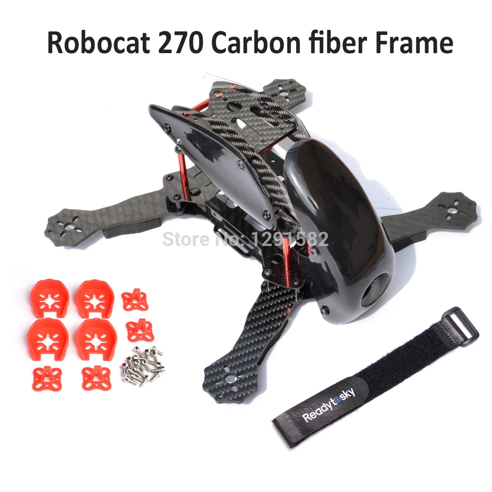 Robocat 270 Robocat270 Carbon Fiber Frame Kit Race Drones Alien 270 FPV for RC Quadcopter
Robocat 270 Robocat270 Carbon Fiber Frame Kit Race Drones Alien 270 FPV for RC Quadcopter
