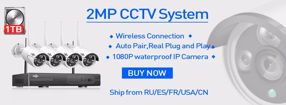 2MP trådløst CCYV-system