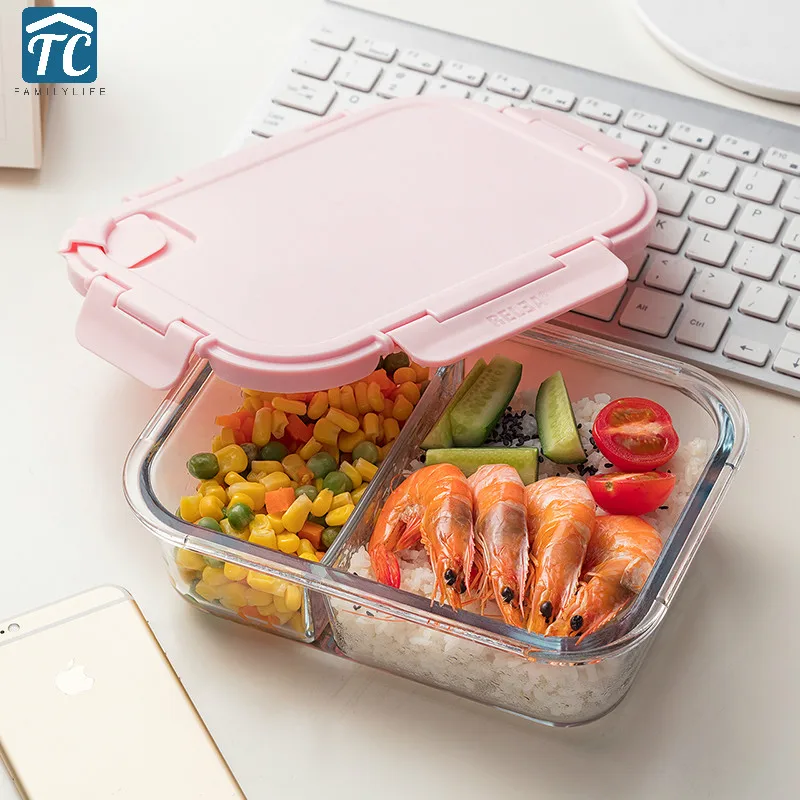 Separate Microwave Oven Glass Lunch Box Special Sealing Compartment Creative Storage Food Container Camping Picnic School
Separate Microwave Oven Glass Lunch Box Special Sealing Compartment Creative Storage Food Container Camping Picnic School