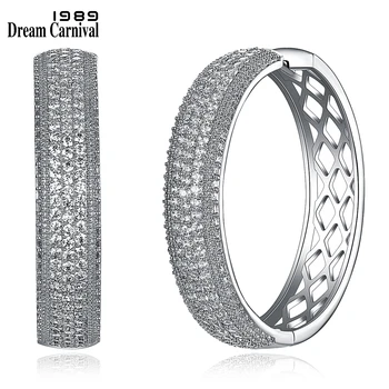 DreamCarnival1989 Fashion Hoop Earrings Rhodium Color Cubic Zirconia Women Luxury Wedding Anniversary Party Jewelries SE23883-WR
DreamCarnival1989 Fashion Hoop Earrings Rhodium Color Cubic Zirconia Women Luxury Wedding Anniversary Party Jewelries SE23883-WR