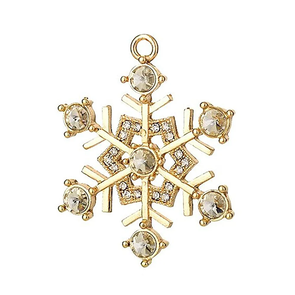 Metal clear crystal Snowflake Charms snow pendants Christmas tree party decor jewelry accessory fit diy
Metal clear crystal Snowflake Charms snow pendants Christmas tree party decor jewelry accessory fit diy