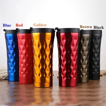 Solid Diamond Shape Coffee Thermo Mug Cup 500ML Double Layer Stainless Steel Car Portable Thermos Insulated Tumbler
Solid Diamond Shape Coffee Thermo Mug Cup 500ML Double Layer Stainless Steel Car Portable Thermos Insulated Tumbler