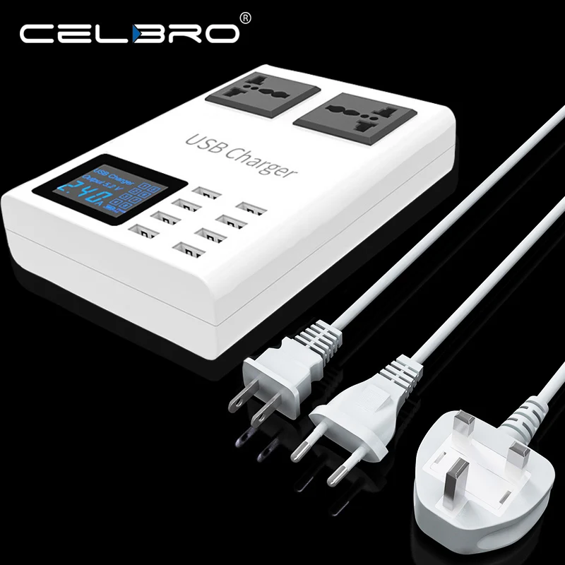 5V 8A Multi Port USB Wall Charger Station Multiple USB Phone Charger Universal Extension Power Strip Socket Outlet EU US UK Plug
5V 8A Multi Port USB Wall Charger Station Multiple USB Phone Charger Universal Extension Power Strip Socket Outlet EU US UK Plug