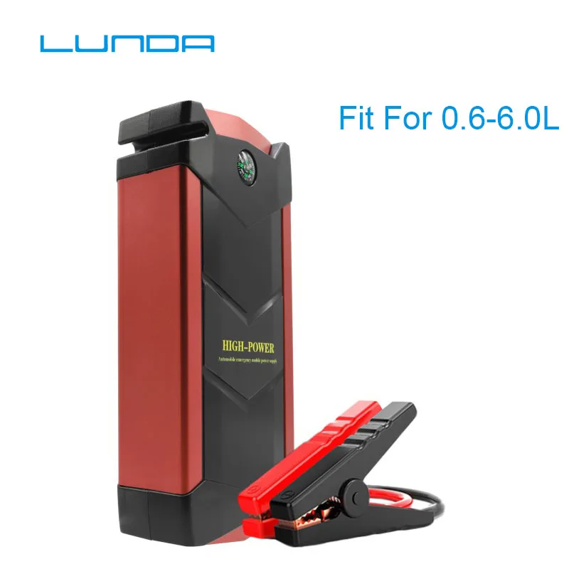 LUNDA Multi-Function 12V Petrol Diesel Car Jump Starter 4USB Power Bank Mini Compass SOS Lights 600A Peak Car Charger high power
LUNDA Multi-Function 12V Petrol Diesel Car Jump Starter 4USB Power Bank Mini Compass SOS Lights 600A Peak Car Charger high power