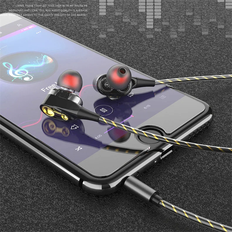 AIFFECT Dual Moving Coil Earplug Earphone 3.5mm Wired in-Ear Earphone Hi-fi Audio and Heavy Deep Bass Stereo Earbuds with Mic
AIFFECT Dual Moving Coil Earplug Earphone 3.5mm Wired in-Ear Earphone Hi-fi Audio and Heavy Deep Bass Stereo Earbuds with Mic