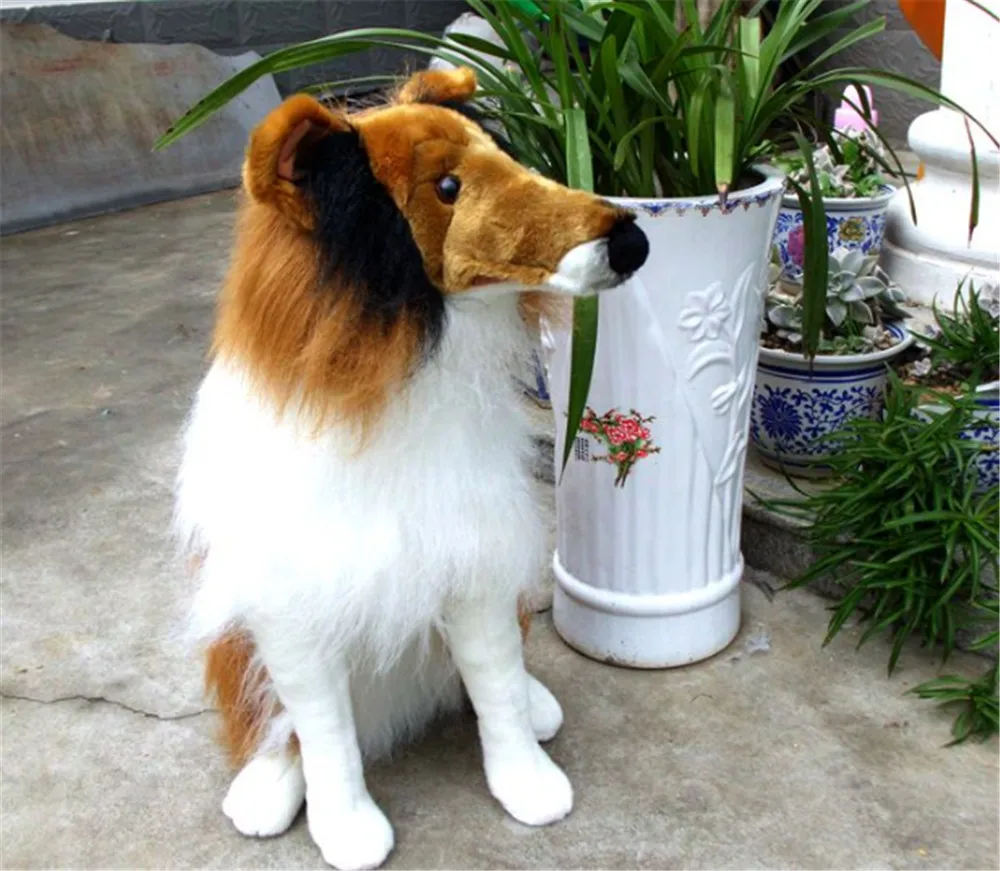 65cm Giant Lovely Plush Soft Stuffed Simulated Animal Shepherd Dog6