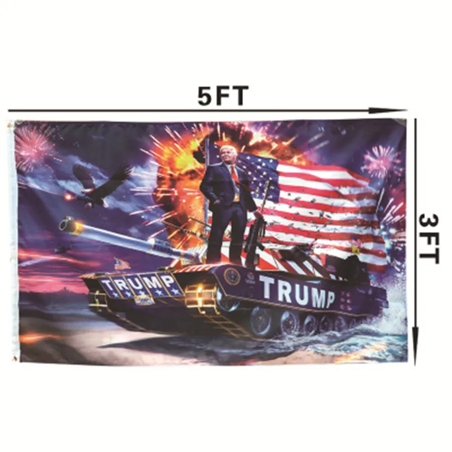 150x90cm Ten Types 2020 Donald Trump for President USA Printed tank train Flag Trump Keep America Great Trump Polyester Flag
150x90cm Ten Types 2020 Donald Trump for President USA Printed tank train Flag Trump Keep America Great Trump Polyester Flag