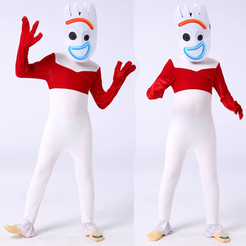 Toy Story 4 Forky Woody Cosplay Costume Kid Jumpsuit Outfits Mask Full Set for Child Children Halloween Carnival Costumes
Toy Story 4 Forky Woody Cosplay Costume Kid Jumpsuit Outfits Mask Full Set for Child Children Halloween Carnival Costumes