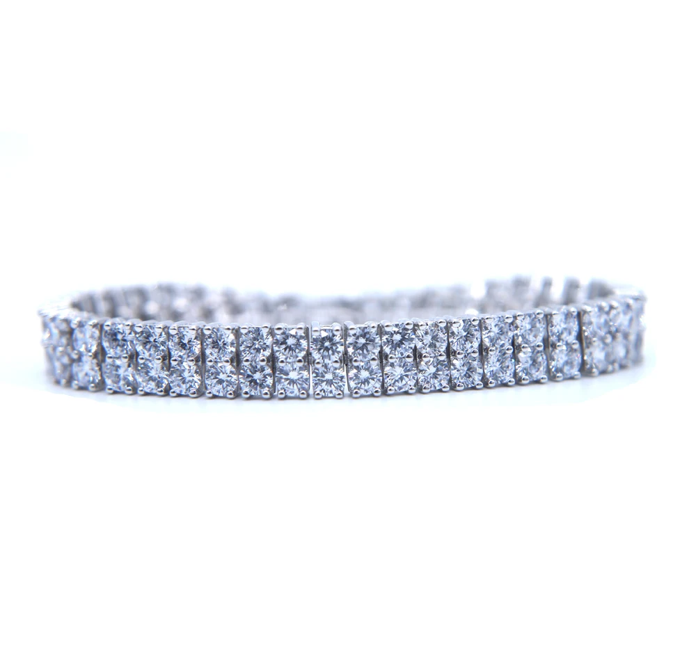 New Double tennis chain Wedding Bracelet Zircon Jewelry High Quality Round Cubic Zirconia Tennis mens Bracelets For party gift
New Double tennis chain Wedding Bracelet Zircon Jewelry High Quality Round Cubic Zirconia Tennis mens Bracelets For party gift