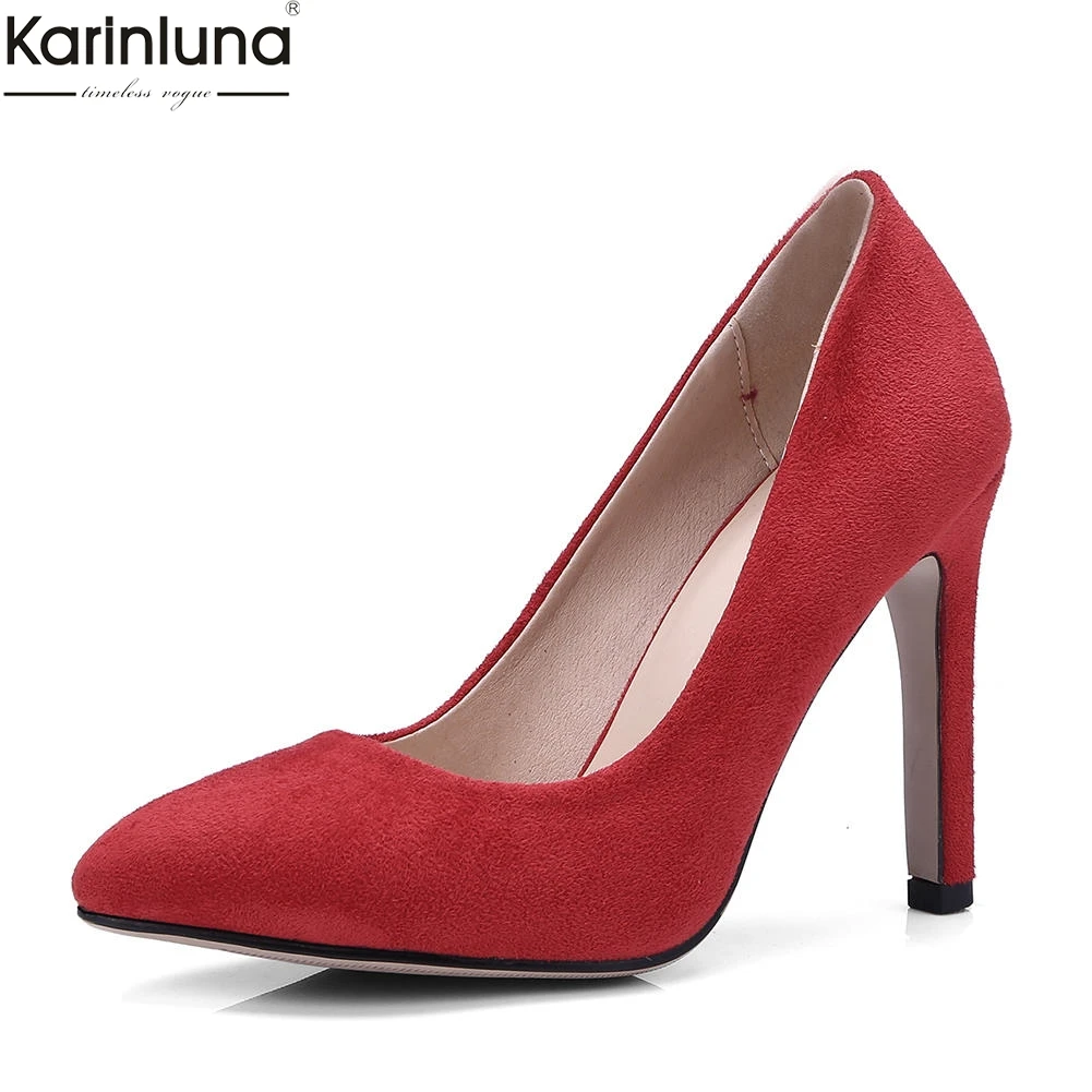 Karinluna 2019 plus size 34-43 dropship party women Shoes Woman sexy thin high heels elegant summer spring pumps woman
Karinluna 2019 plus size 34-43 dropship party women Shoes Woman sexy thin high heels elegant summer spring pumps woman