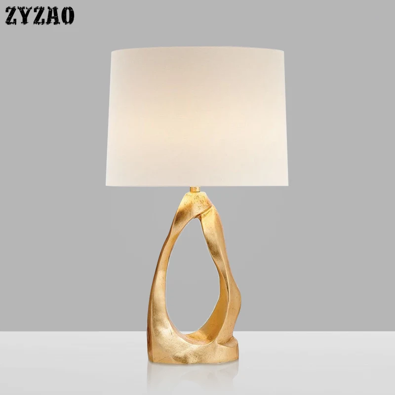 American Creative Golden Living Room Table Lamps Art Decor Bedside Bedroom Led Desk Lamp Modern Designer Simple Light Fixtures
American Creative Golden Living Room Table Lamps Art Decor Bedside Bedroom Led Desk Lamp Modern Designer Simple Light Fixtures