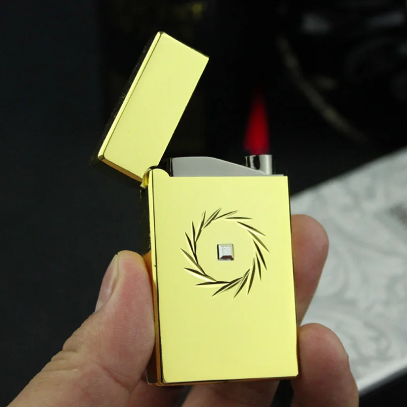 New Electronic Induct Metal Torch Lighters Sun Flower Straight windproof Cigarette Lighter Inflatable Gas PING Sound Fair Gift
New Electronic Induct Metal Torch Lighters Sun Flower Straight windproof Cigarette Lighter Inflatable Gas PING Sound Fair Gift