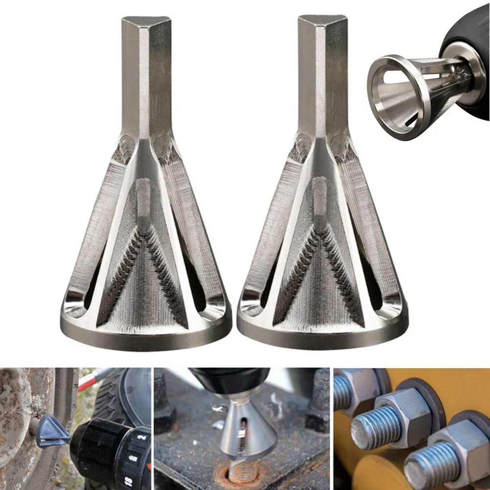 2Pcs Deburring External Chamfer Tool Stainless Steel Remove Burr Tools for Drill Bit
2Pcs Deburring External Chamfer Tool Stainless Steel Remove Burr Tools for Drill Bit