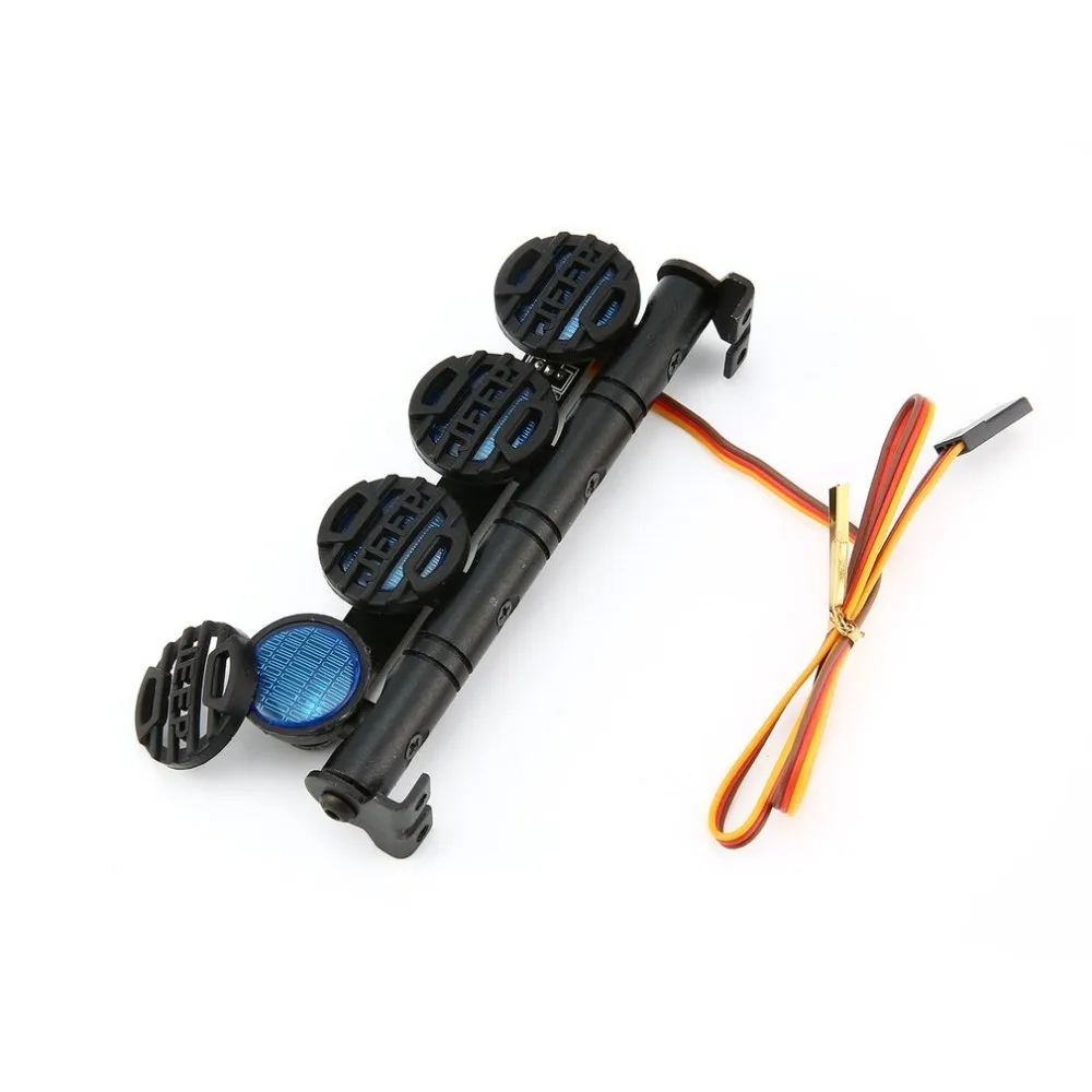 AX-523 Multi-function Ultra Bright Lamp LED Roof Light Bar 4 Spotlight for RC Car HSP TAMIYA CC01 4WD Axial SCX10
AX-523 Multi-function Ultra Bright Lamp LED Roof Light Bar 4 Spotlight for RC Car HSP TAMIYA CC01 4WD Axial SCX10